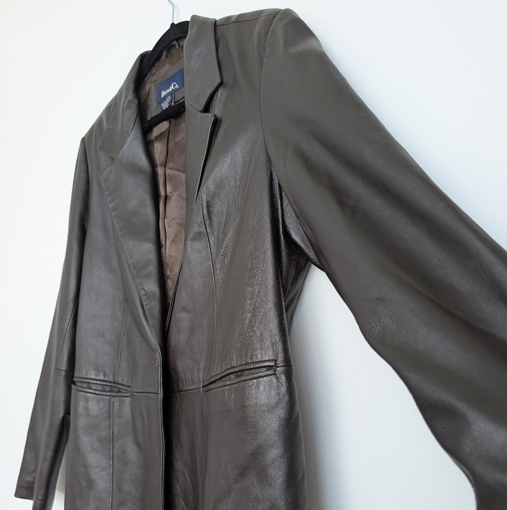 Denim&Co Brown Leather Jacket - Picture 5 of 16